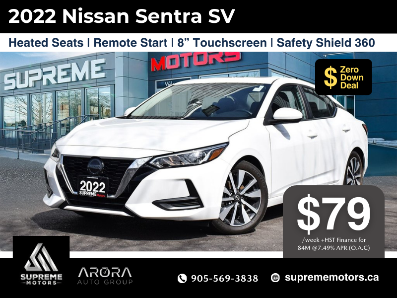 2022 Nissan Sentra SV in Mississauga, Ontario - 1 - w1024h768px
