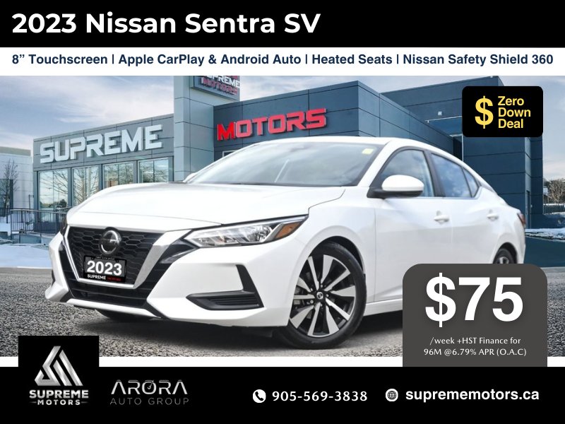2023 Nissan Sentra SV in Mississauga, Ontario - 1 - w1024h768px