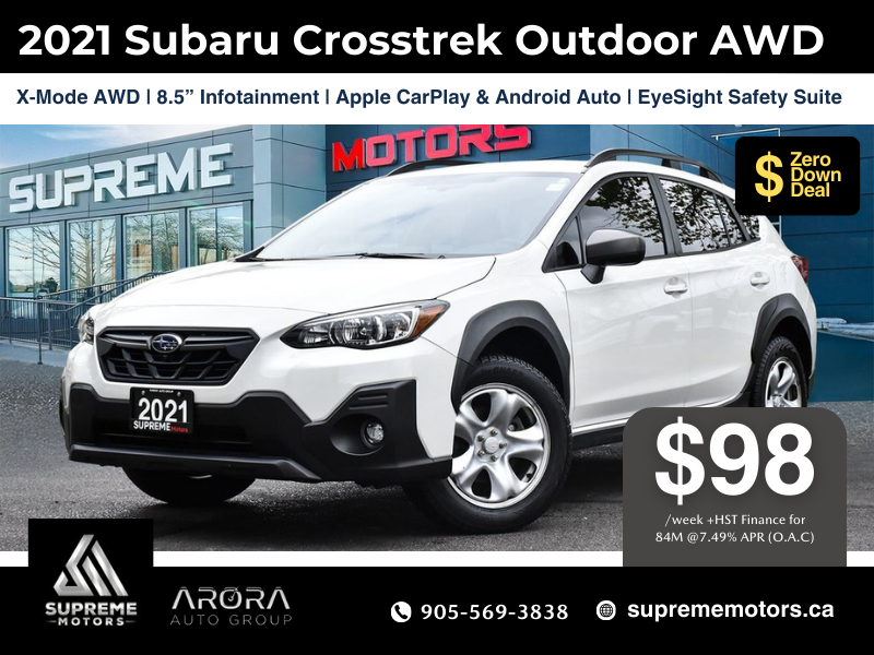 2021 Subaru Crosstrek Outdoor in Mississauga, Ontario - 1 - w1024h768px