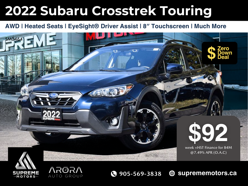 2022 Subaru Crosstrek Touring in Mississauga, Ontario - 1 - w1024h768px