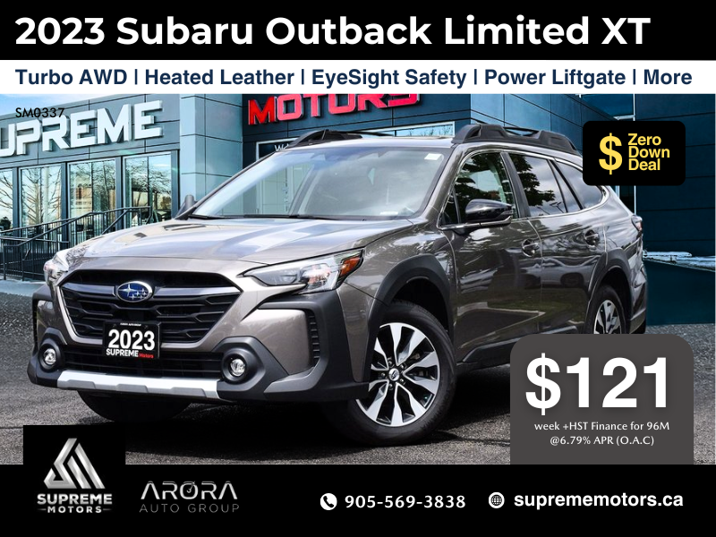2023 Subaru Outback Limited XT in Mississauga, Ontario - 1 - w1024h768px