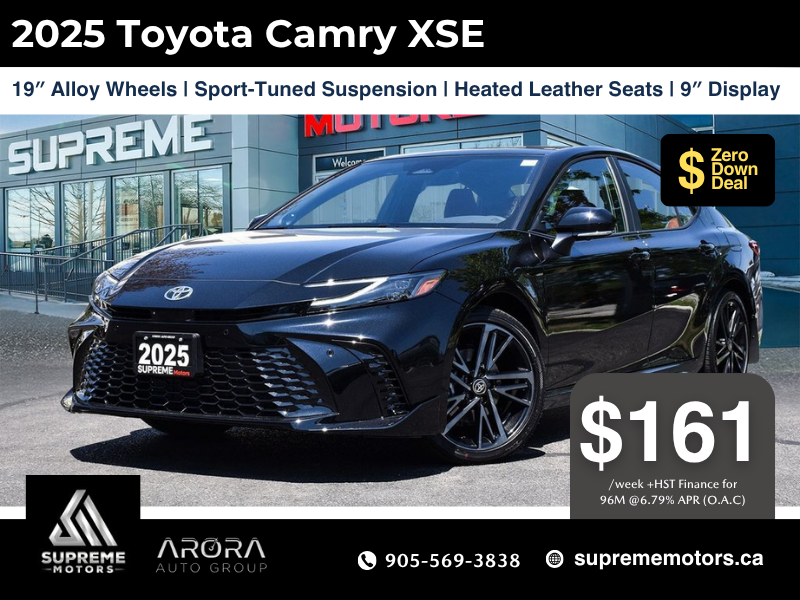 2025 Toyota Camry XSE in Mississauga, Ontario - 1 - w1024h768px