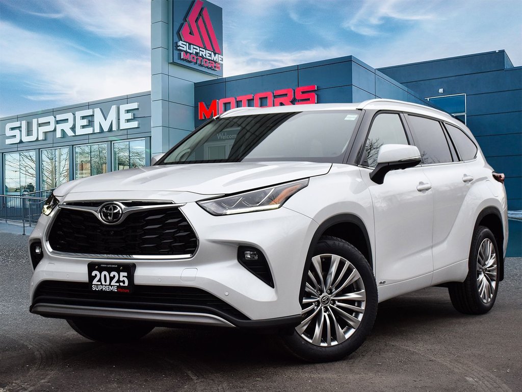 2025 Toyota Highlander Hybrid Platinum in Mississauga, Ontario - 2 - w1024h768px