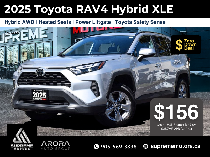 2025 Toyota RAV4 Hybrid XLE in Mississauga, Ontario - 1 - w1024h768px