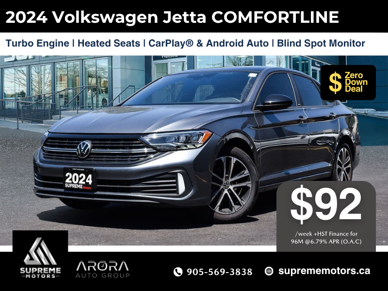 2024 Volkswagen Jetta COMFORTLINE in Mississauga, Ontario - 1 - w1024h768px