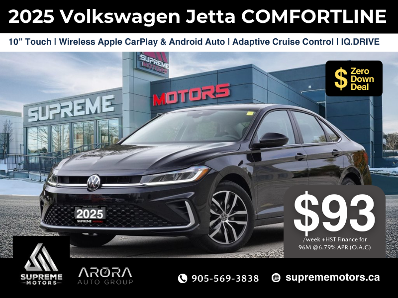 2025 Volkswagen Jetta COMFORTLINE in Mississauga, Ontario - 1 - w1024h768px