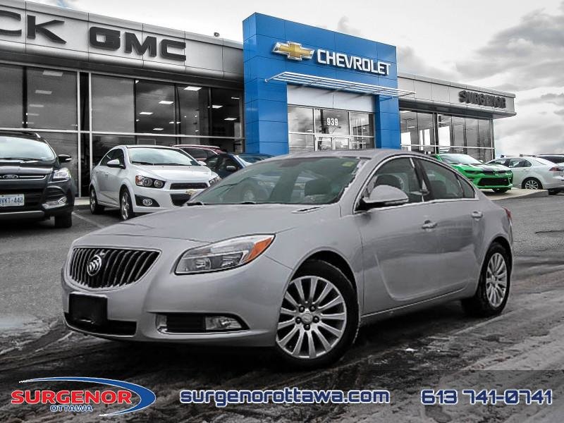 Surgenor Ottawa 2012 Buick Regal 91 B W Low Mileage
