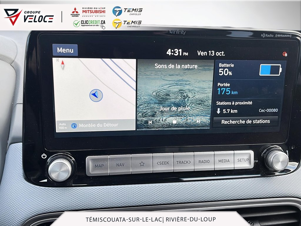 Hyundai KONA ELECTRIC  2021 à Témiscouata-sur-le-Lac, Québec - 14 - w1024h768px