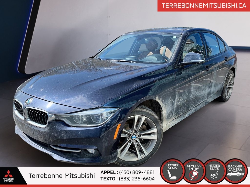 2017  3 Series 330i XDRIVE + CUIR + TOIT + MAGS in Brossard, Quebec - 1 - w1024h768px