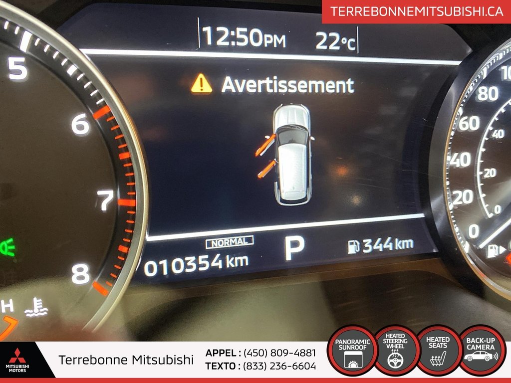 2022  Outlander GT AWD + TOIT PANO + BANC/VOLANT CHAUFFANT in Brossard, Quebec - 13 - w1024h768px