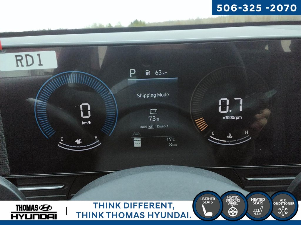2025 Hyundai Kona Preferred With Trend in Woodstock, New Brunswick - 28 - w1024h768px