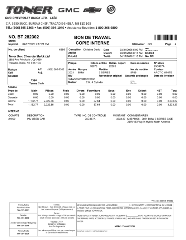 2021 BMW 3 Series 330e xDrive in Tracadie-Sheila, New Brunswick - 22 - w1024h768px