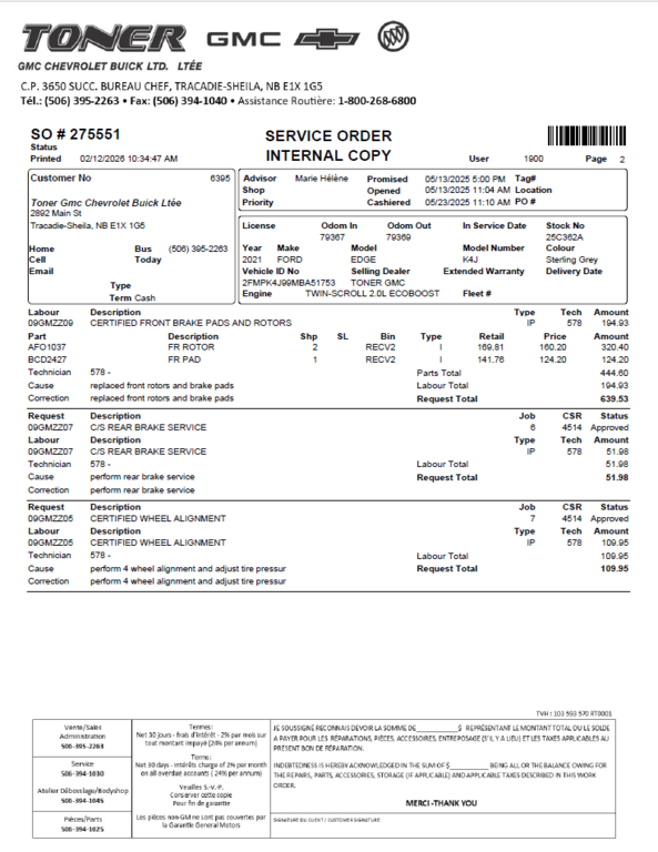 2021 Ford Edge ST-Line in Tracadie-Sheila, New Brunswick - 12 - w1024h768px