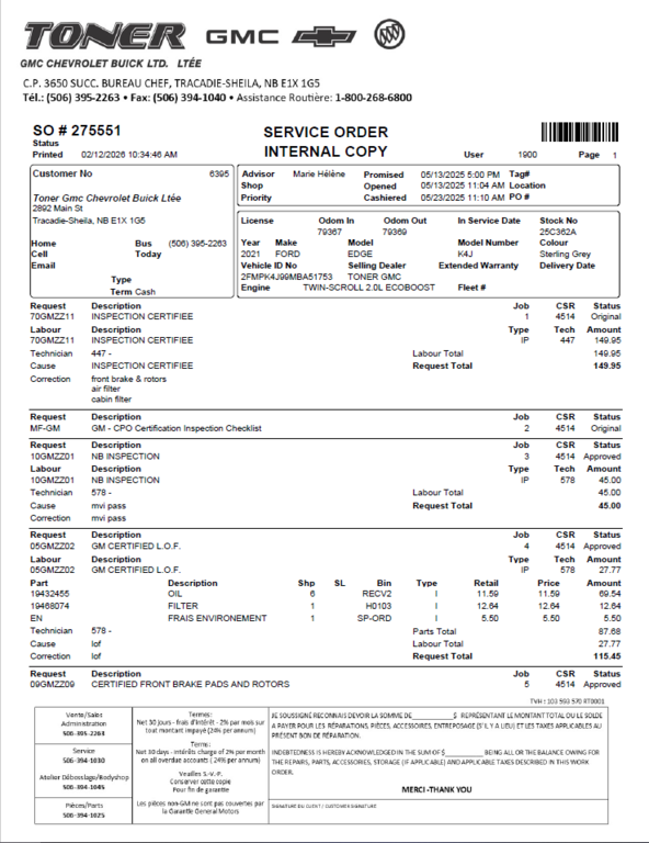 2021 Ford Edge ST-Line in Tracadie-Sheila, New Brunswick - 11 - w1024h768px