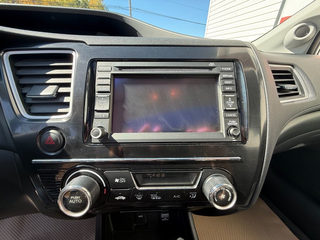 2013 Honda Civic Sedan Touring | CD/MP3 Player, Reverse Camera, A/C in COLDBROOK, Nova Scotia - 12 - w1024h768px