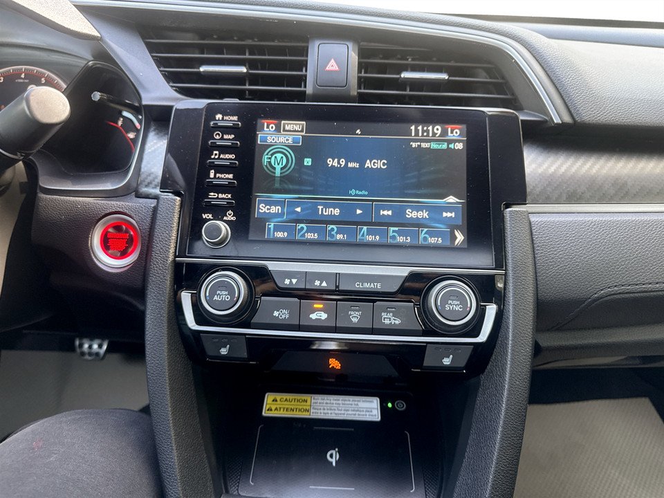 Honda CIVIC SI, keyless entry, backup camera, Bluetooth 2019 à Kentville, Nouvelle-Écosse - 9 - w1024h768px