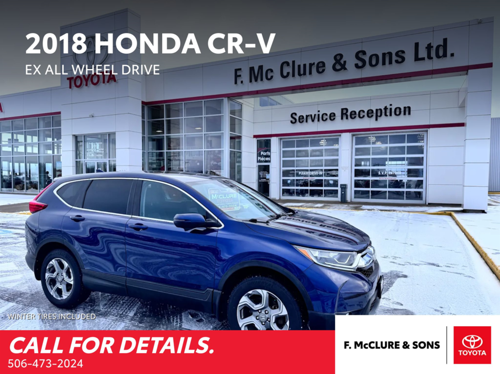 2018 Honda CR-V EX in Grand Falls, New Brunswick - 1 - w1024h768px