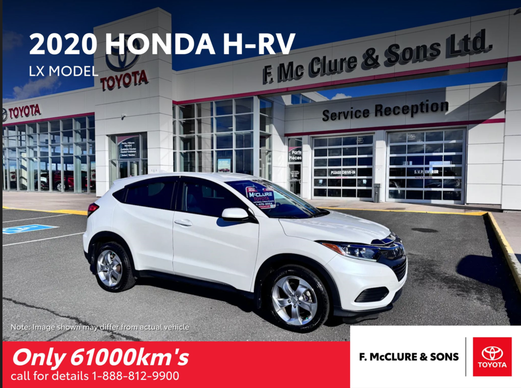 2020  HR-V LX in Grand Falls, New Brunswick - 1 - w1024h768px