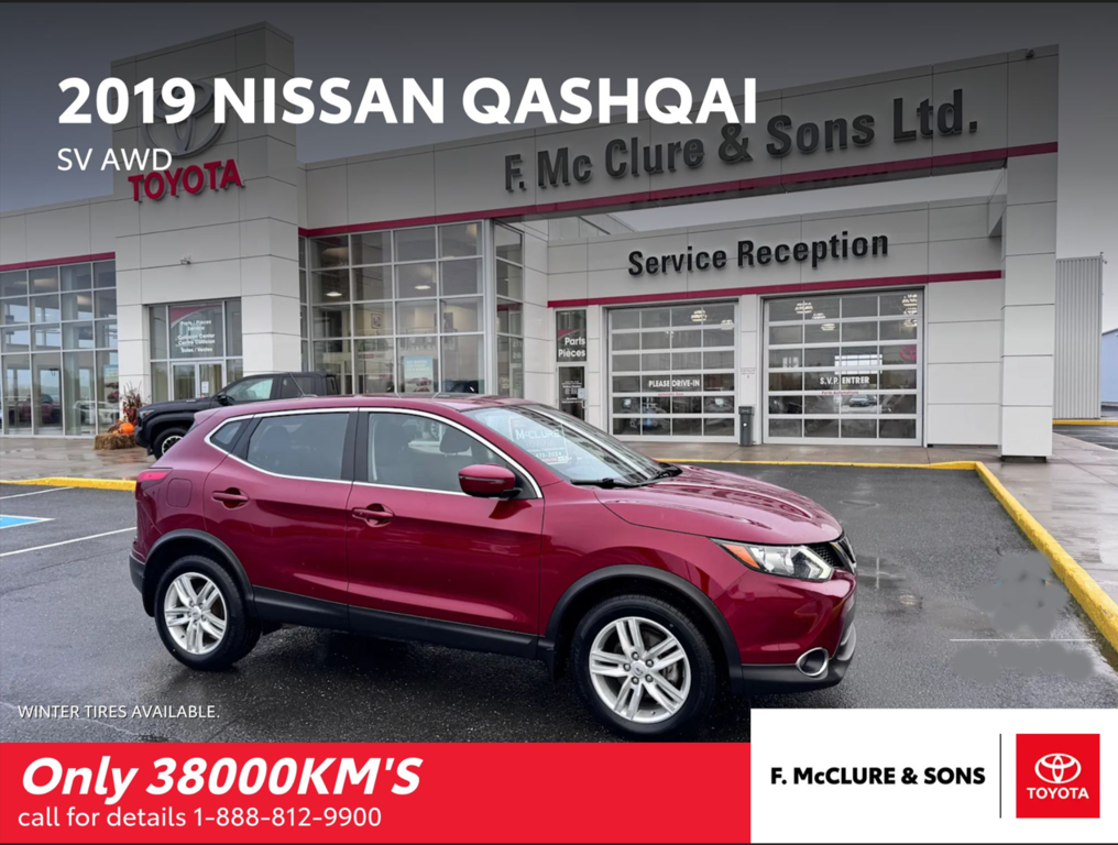 2019  Qashqai SV AWD in Grand Falls, New Brunswick - 1 - w1024h768px