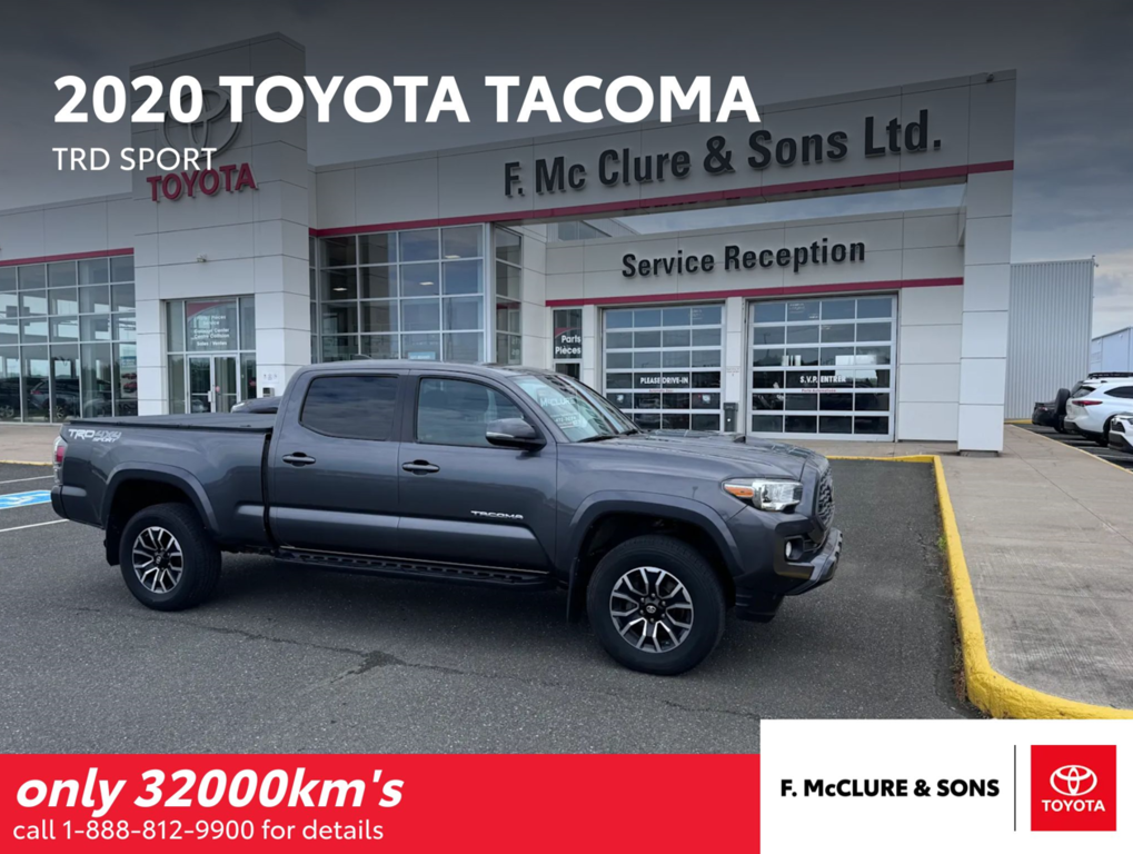 Tacoma DOUBLE CAB 6A 2020 à Grand-Sault, Nouveau-Brunswick - 1 - w1024h768px