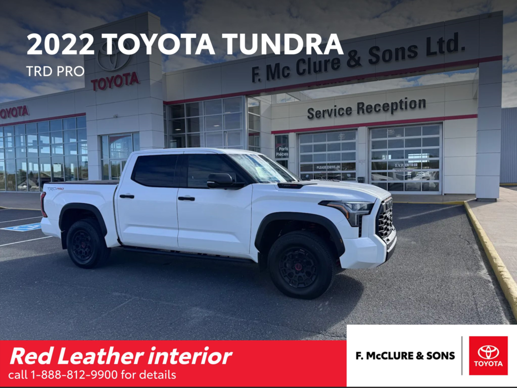 2022  TUNDRA HYBRID CREWMAX LIMITED in Grand Falls, New Brunswick - 1 - w1024h768px