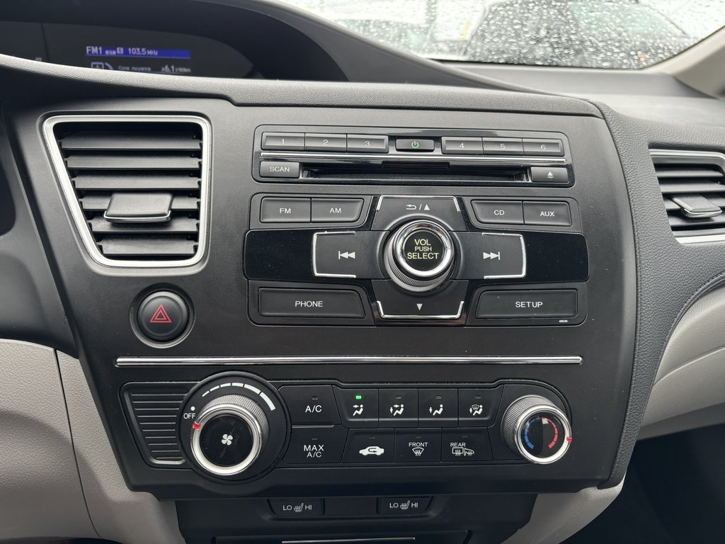 2015 Honda Civic Sedan 4dr Auto LX in Saint-Georges, Quebec - 12 - w1024h768px