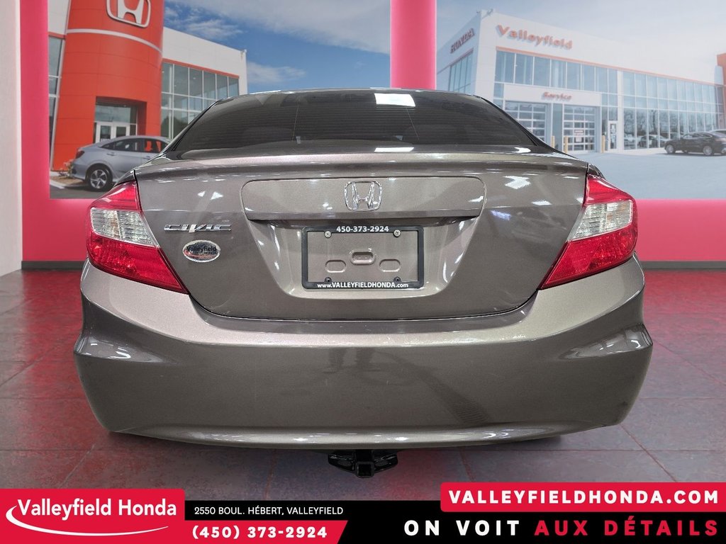 2012 Honda Civic Sdn LX TRÈS PROPRE !-6