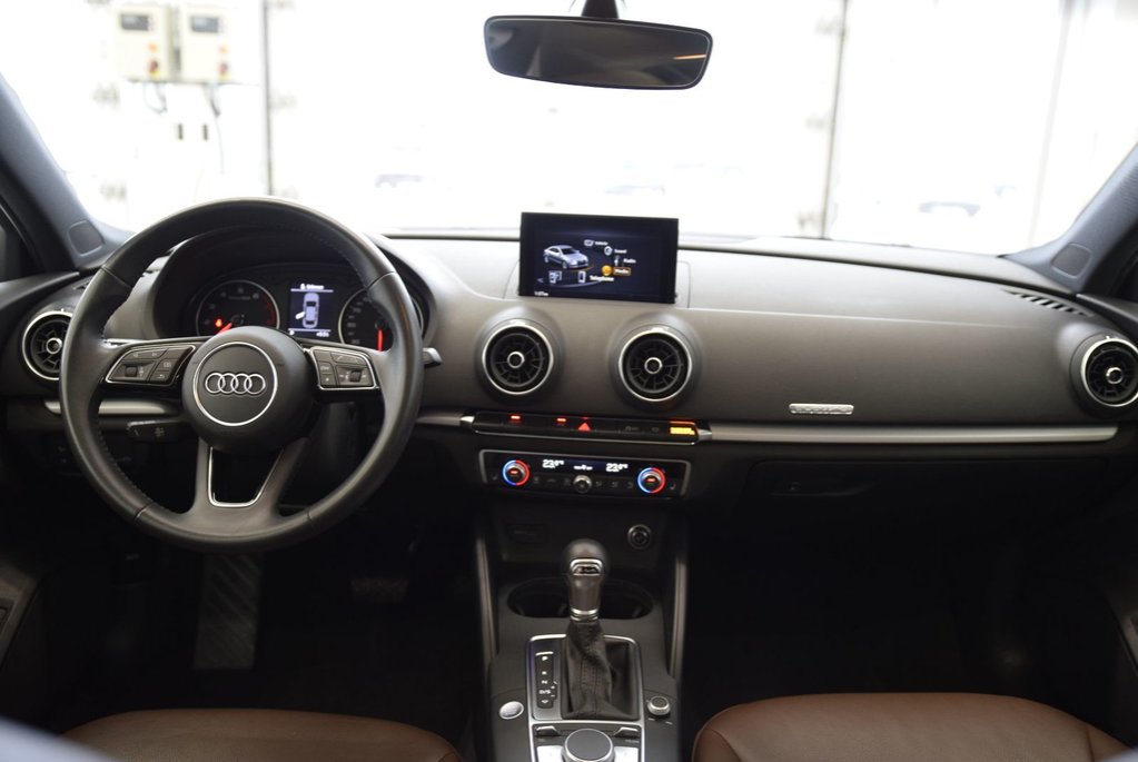 2019 Audi A3 AWD+CUIR BRUN+BAS KILO+LED in Laval, Quebec - 22 - w1024h768px