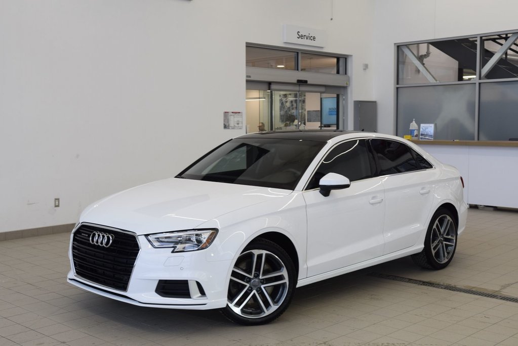 2020 Audi A3 45+AWD+CUIR+TOIT+BAS KM+ in Laval, Quebec - 1 - w1024h768px