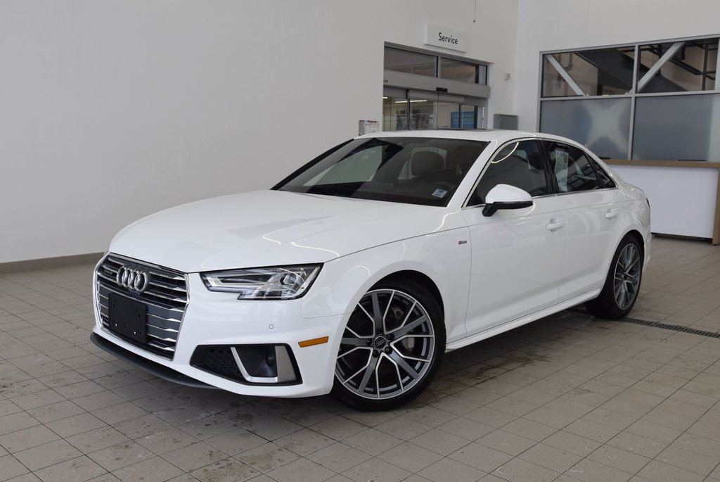 Audi A4 TECHNIK+S LINE+CUIR+TOIT+ 2019 à Laval, Québec - 1 - w1024h768px