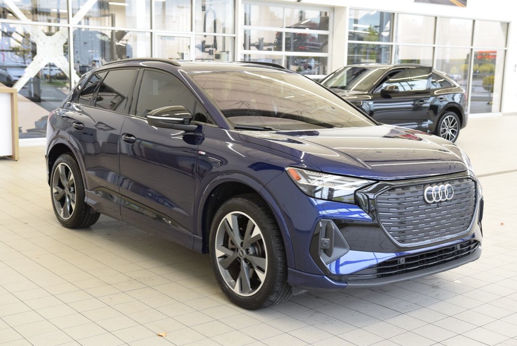 Audi Q4 e-tron TECHNIK+BLACK OPTIK+LED 2023 à Laval, Québec - 13 - w1024h768px