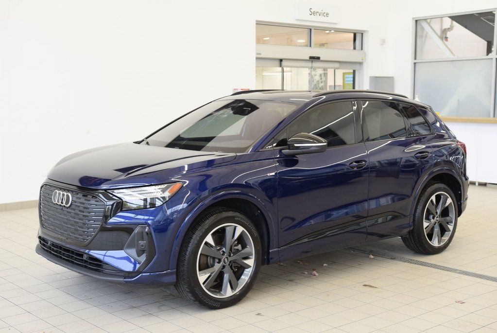 Audi Q4 e-tron TECHNIK+BLACK OPTIK+LED 2023 à Laval, Québec - 12 - w1024h768px