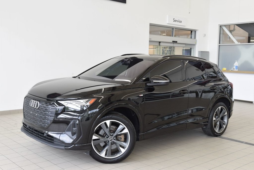 Audi Q4 e-tron TECHNIK+BLACK OPTIK+AWD 2023 à Laval, Québec - 1 - w1024h768px