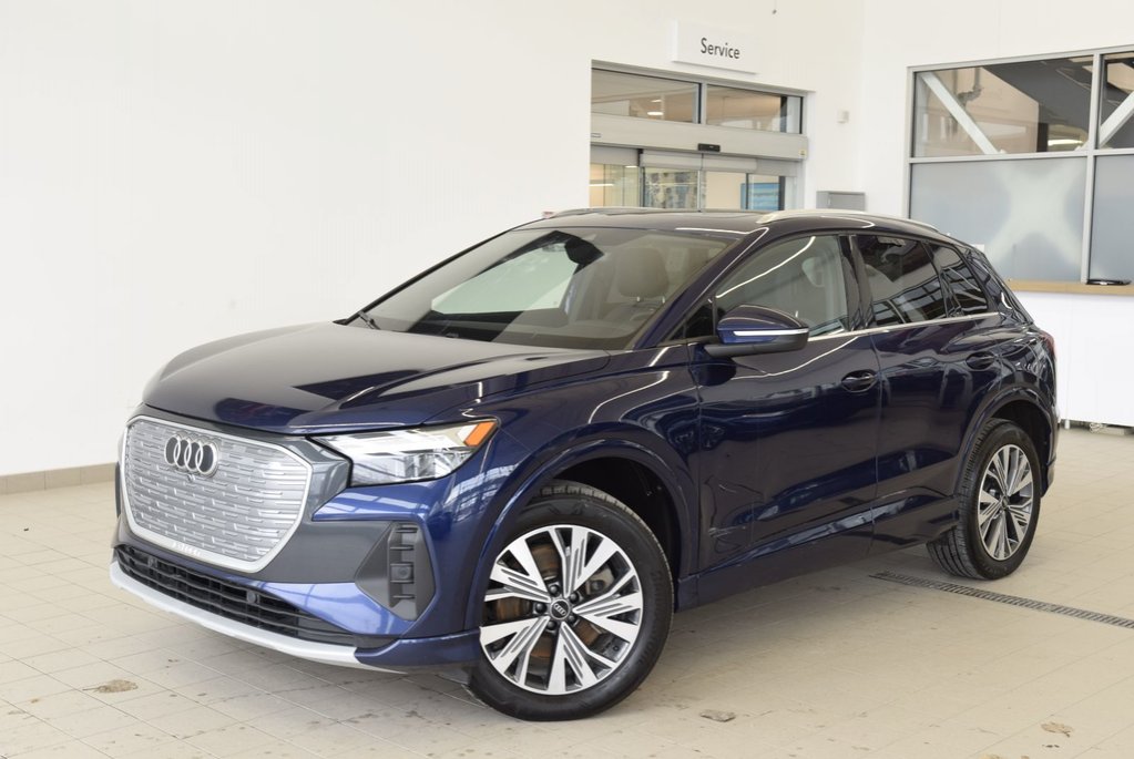 2024 Audi Q4 e-tron 50+CUIR+TOIT+LED+CAMERA+ in Laval, Quebec - 1 - w1024h768px