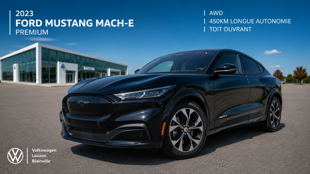 Ford Mustang Mach-E PREMIUM+EXT BATTERIE+AWD 2023 à Laval, Québec - 1 - w1024h768px