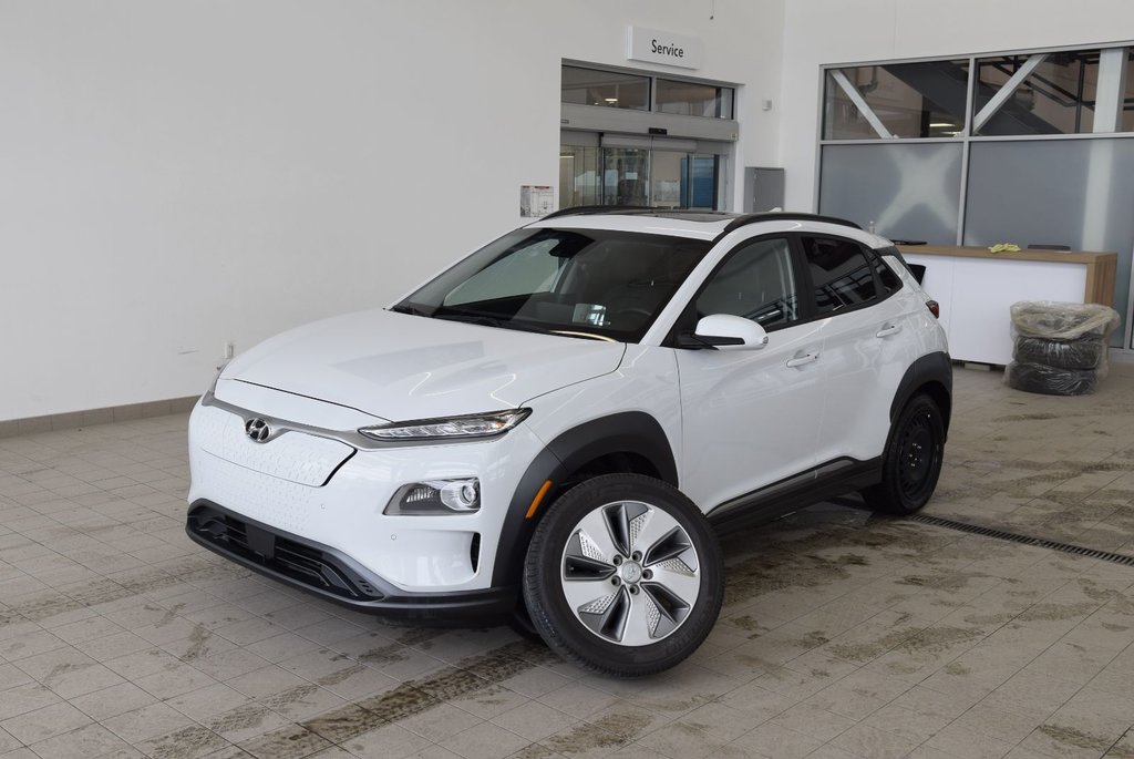 2021 Hyundai KONA ELECTRIC ULTIMATE+TOIT+CUIR+LED+WOW in Laval, Quebec - 1 - w1024h768px