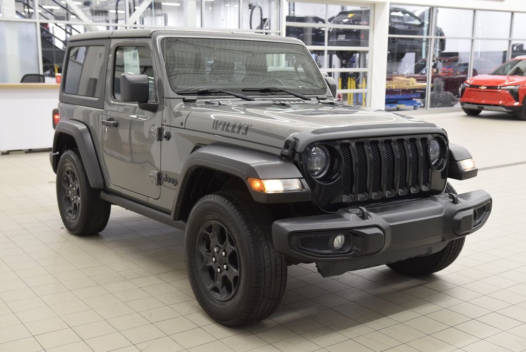 2023 Jeep Wrangler Willys+4X4+NAV+AUTO+V6+MAG NOIR in Laval, Quebec - 25 - w1024h768px