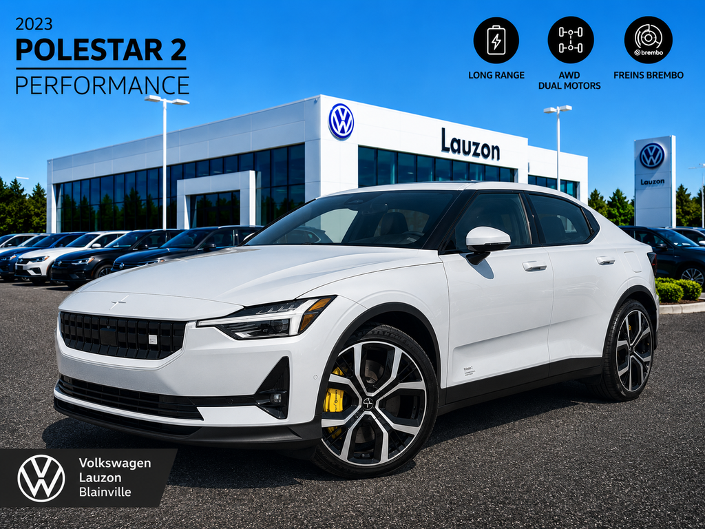 2023 Polestar 2 LONG RANGE+PERFORMANCE in Laval, Quebec - 1 - w1024h768px
