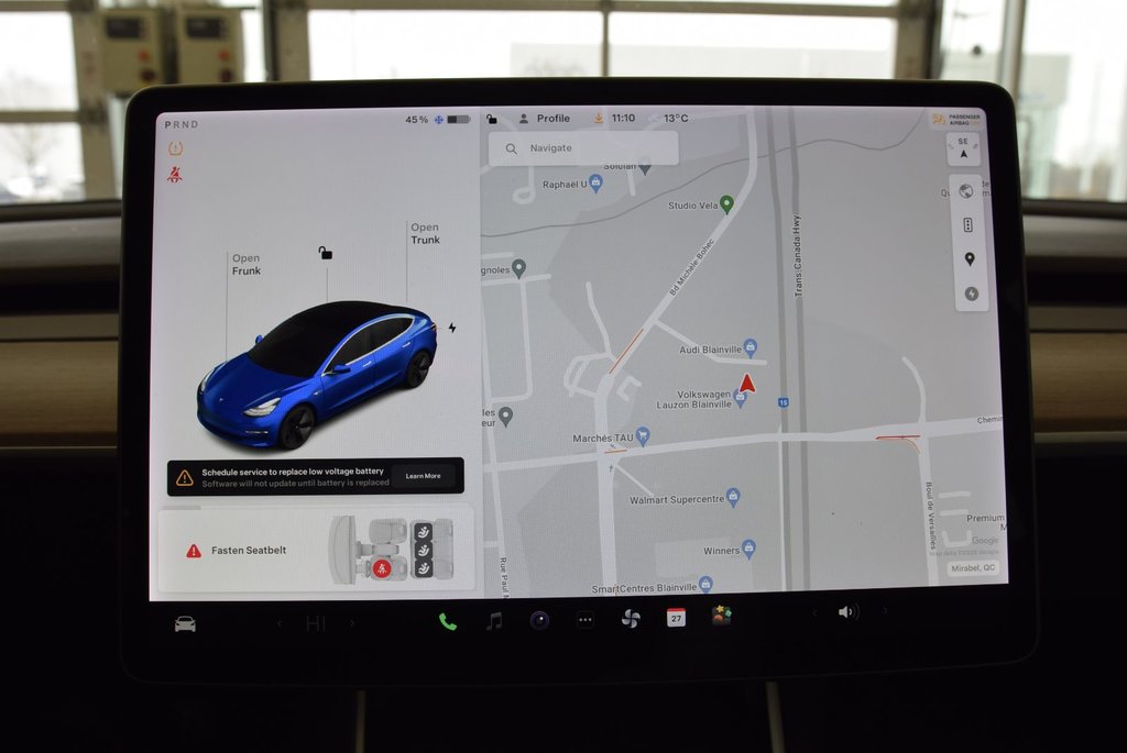 Tesla MODEL 3 CUIR+TOIT PANO+CAMERA+NAV 2019 à Laval, Québec - 29 - w1024h768px