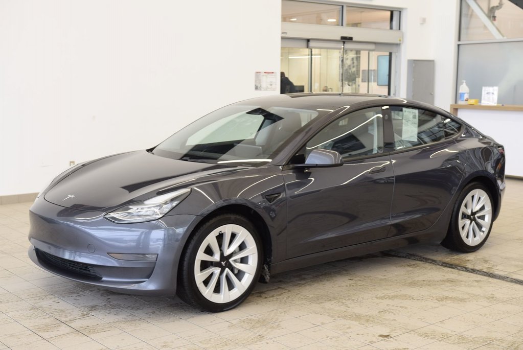 2021 Tesla Model 3 SR+JAMAIS ACCIDENTÉ+CUIR+ in Laval, Quebec - 10 - w1024h768px