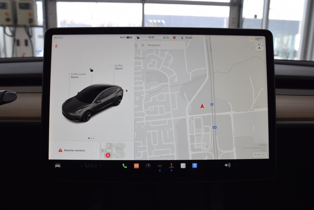 2022  MODEL 3 LONG RANGE+AWD+CUIR+TOIT in Laval, Quebec - 27 - w1024h768px
