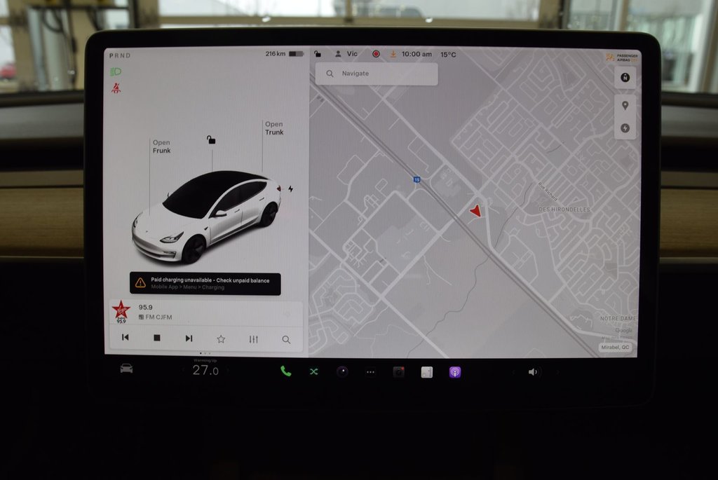 2022 Tesla MODEL 3 SR+CUIR+TOIT PANO+LED+NAV in Laval, Quebec - 28 - w1024h768px