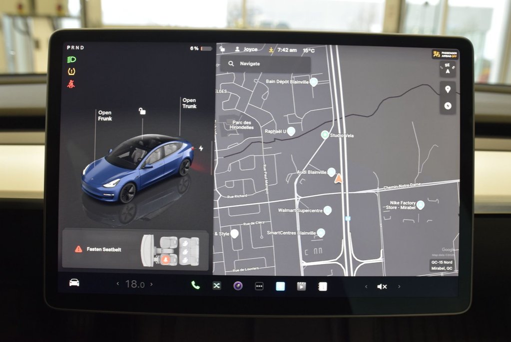 Tesla Model 3 SR+CUIR BLANC+PPF INCLUS 2022 à Laval, Québec - 26 - w1024h768px