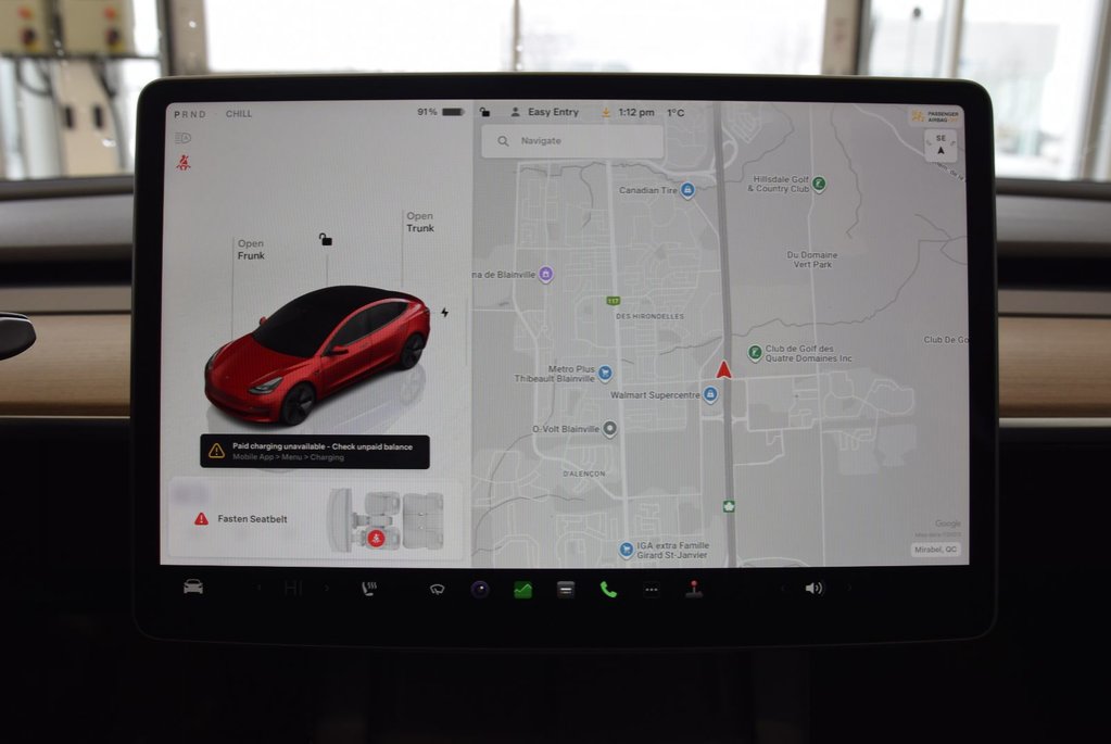 2023 Tesla Model 3 LONG RANGE+AWD+ROUGE+CUIR in Laval, Quebec - 29 - w1024h768px