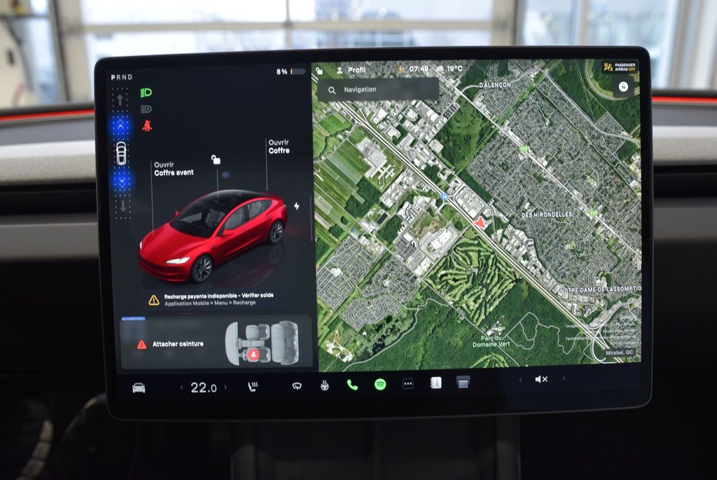 2024 Tesla MODEL 3 LONG RANGE+AWD+CUIR BLANC in Laval, Quebec - 28 - w1024h768px