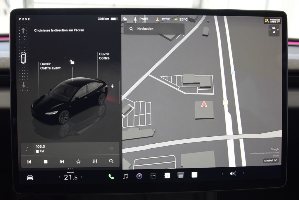2024 Tesla Model 3 SR+CUIR+TOIT PANO+LED+NAV in Laval, Quebec - 19 - w1024h768px