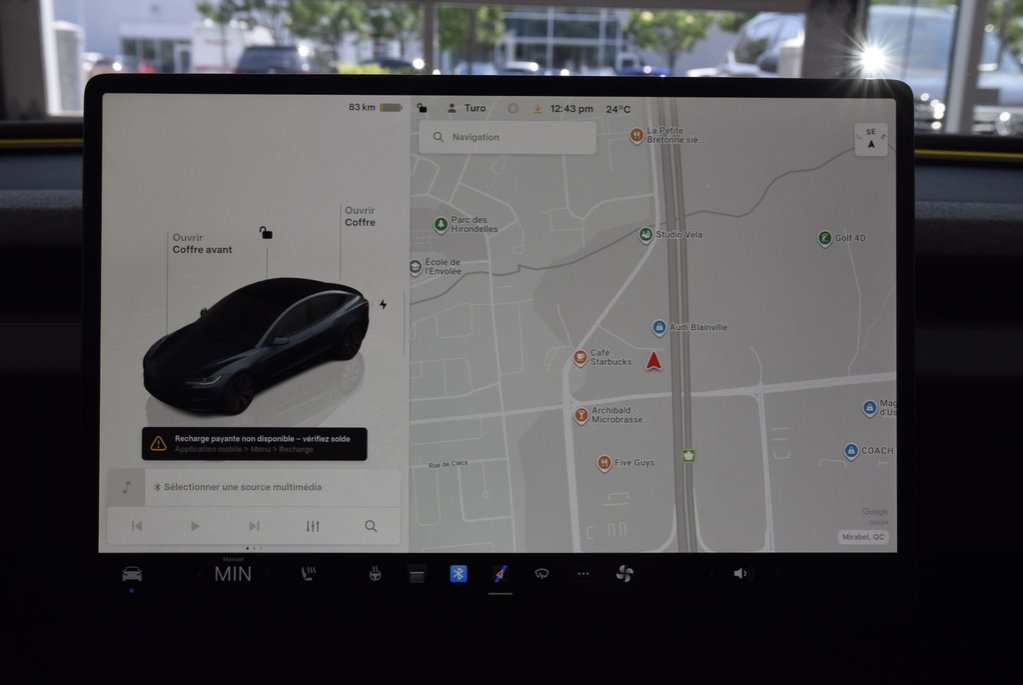2024 Tesla Model 3 LONG RANGE+AWD+CUIR+TOIT in Laval, Quebec - 28 - w1024h768px