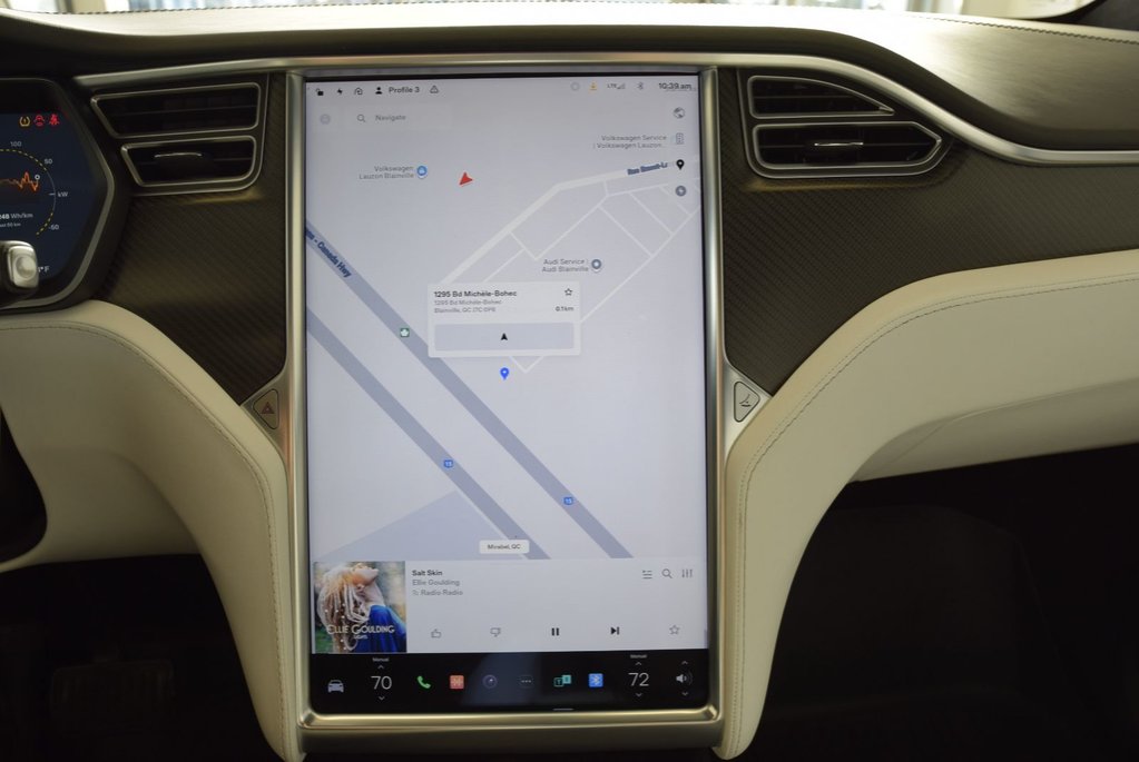 2017 Tesla Model X 75D+CUIR BEIGE+6 PASSAGERS+ in Laval, Quebec - 19 - w1024h768px