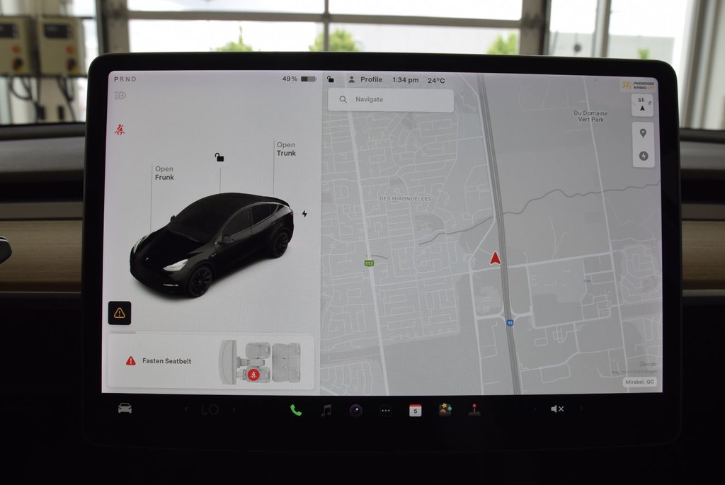 Tesla Model Y LONG RANGE+AWD+WRAP NOIR 2021 à Laval, Québec - 28 - w1024h768px