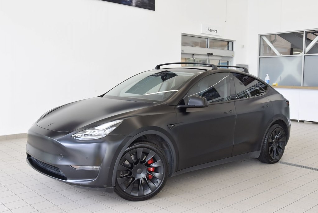 2022 Tesla Model Y LONG RANGE+WRAP COMPLET+ in Laval, Quebec - 1 - w1024h768px